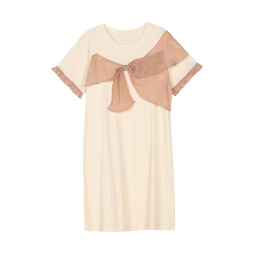 都市丽人针织提花薄短袖家居服睡衣LH36B2 商品图5