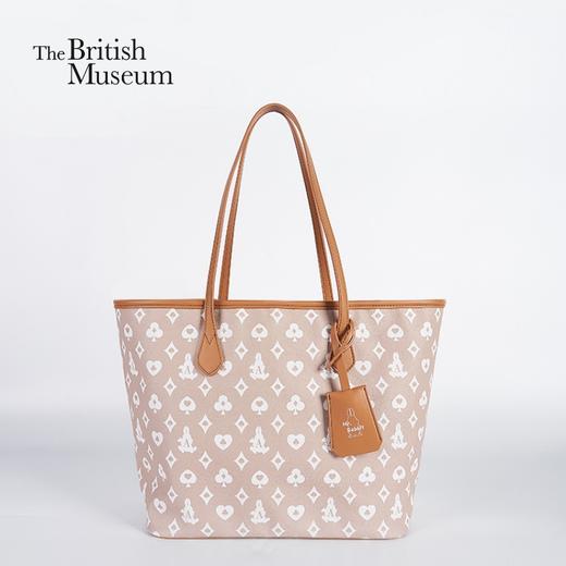 大英博物馆爱丽丝漫游奇境系列老花时尚潮流托特包单肩包 商品图0