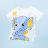 贝贝怡童装夏季儿童半袖卡通大象图案男童短袖宝宝T恤纯棉上衣潮 商品缩略图7
