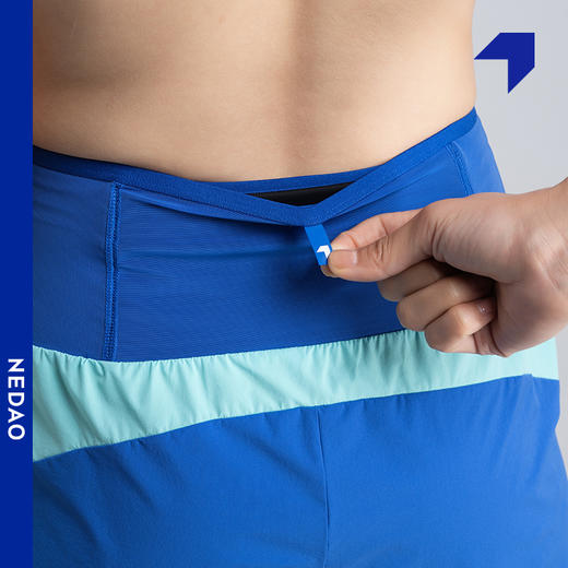 腰包拼接女短裤 NEDAO内道 女子马拉松 越野跑 高弹内衬 跑步短裤 商品图4