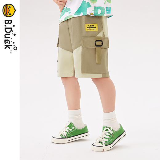 B.Duck小黄鸭童装夏季休闲五分裤110-160 BF2452001 商品图0