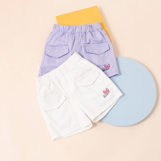 【商场同款】迪士尼（Disney）童装儿童裤子米妮清凉一夏女宝短裤轻薄凉爽年夏新品 商品图7