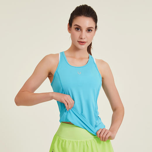 【男女同款】圆领运动背心训练透气健身速干无袖情侣跑步 商品图1