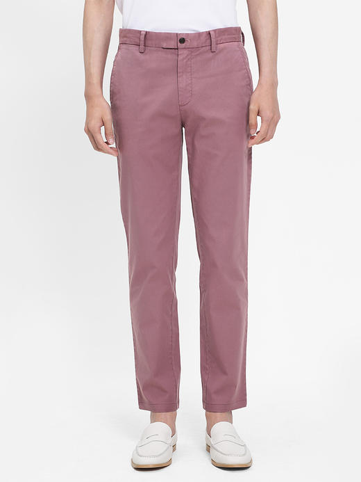 callisto紫红弹力长绒棉休闲裤  SRCPW101C PU 商品图0