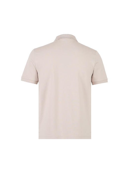 callisto卡其色棉混纺翻领T恤 SSTSS210T 商品图1