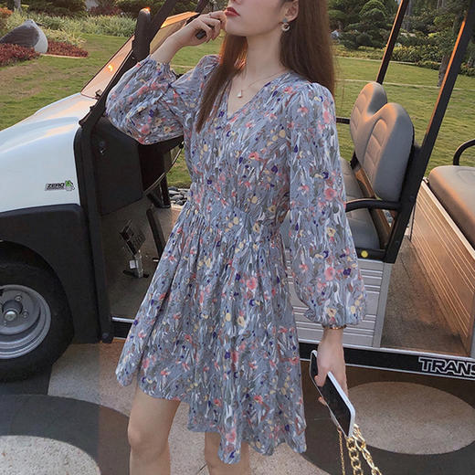 裁缝学苑AG154 V领连衣裙纸样裙子版型2021新款女装样板服装打版 商品图3