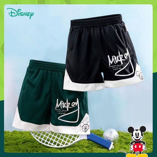 【商场同款】迪士尼童装男童运动休闲五分裤夏季新品米奇卡通中大童宝宝短裤 商品图0