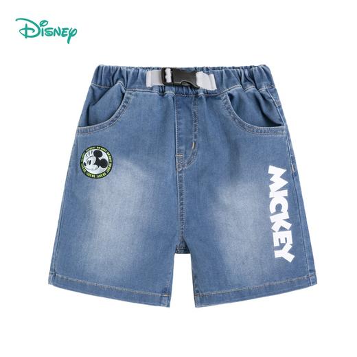 【商场同款】迪士尼童装男童牛仔短裤夏季新品清爽中大童宝宝米奇卡通休闲短裤 商品图4