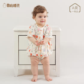 【婴儿碎花包屁衣】夏季薄款宝宝三角哈衣爬服新生儿衣服超萌夏装连体