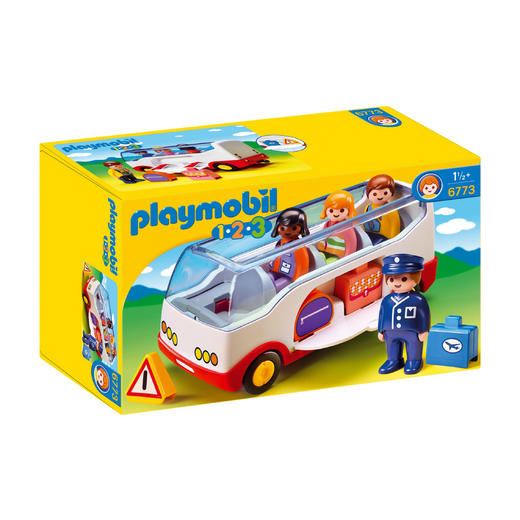 Playmobil 1.2.3 机场大巴PLAC6773 商品图0