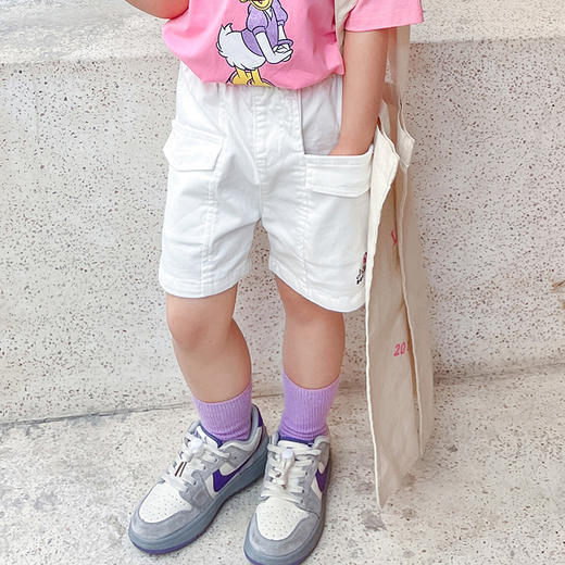 【商场同款】迪士尼（Disney）童装儿童裤子米妮清凉一夏女宝短裤轻薄凉爽年夏新品 商品图5