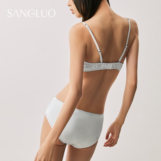【卡卡同款】SANGLUO桑罗 真丝内裤双面针织凉感速干透气三角裤 商品图5