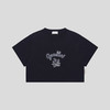 GOODBAI GOODEES logo印花宽松crop短袖T恤 商品缩略图3
