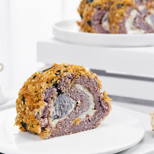 烤爱·主推款·蛋糕卷瑞士卷系列·低糖咸香芋泥肉松卷·芋泥肉松·下午茶 全国配送（偏远地区除外） 商品图3