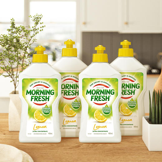 【三瓶家庭装】澳洲Morning Fresh进口洗洁精 浓缩洗涤剂家用 1200ml 商品图1