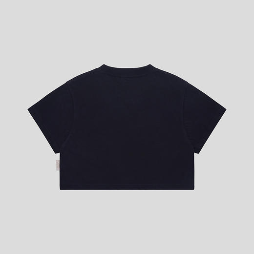 GOODBAI GOODEES logo印花宽松crop短袖T恤 商品图4