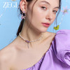 ZEGL设计师花园系列蝴蝶串珠项链女生轻奢高级感人造珍珠锁骨颈链 商品缩略图4