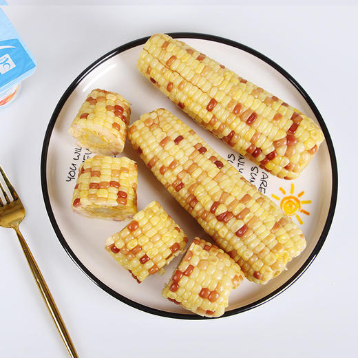  稻宝昌 东北鲜制花糯玉米棒非转基因真空包邮 10穗2200g 商品图3