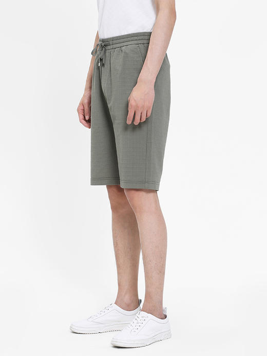 callisto绿色微泡纹理针织短裤  SRCPW173C 商品图1