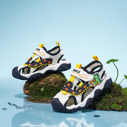 B.Duck小黄鸭童鞋夏季儿童凉鞋26-30 B2483903 商品图3