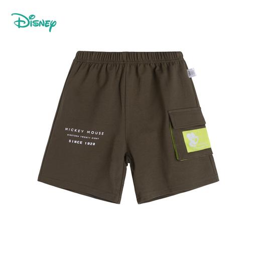 【商场同款】迪士尼童装 针织立体口袋五分裤男童夏季新款潮酷休闲裤米奇印花 商品图3