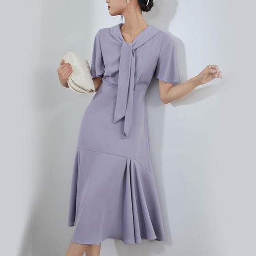 裁缝学苑AG151 法式雪纺连衣裙纸样夏女装复古鱼尾裙打版裁剪样板 商品图2