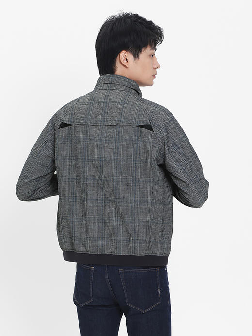 callisto黑色微泡纹理立领夹克  SRFEJ046C 商品图2