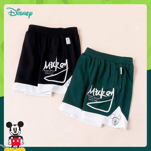 【商场同款】迪士尼童装男童运动休闲五分裤夏季新品米奇卡通中大童宝宝短裤 商品图1