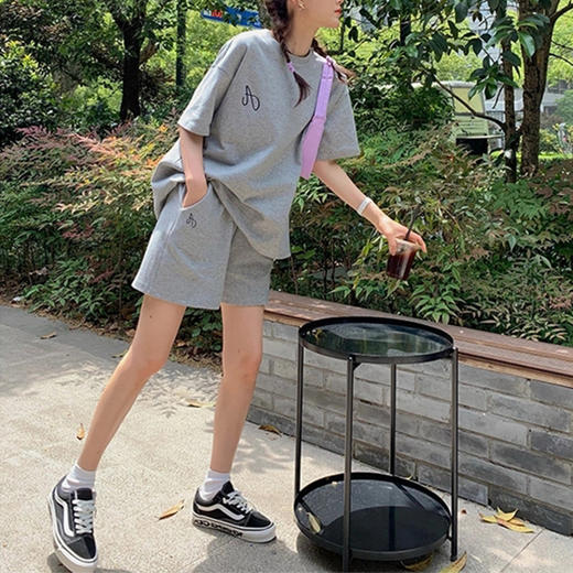裁缝学苑AG169 时尚短裤短袖t恤纸样套装夏服装女装版型裁剪样板 商品图1