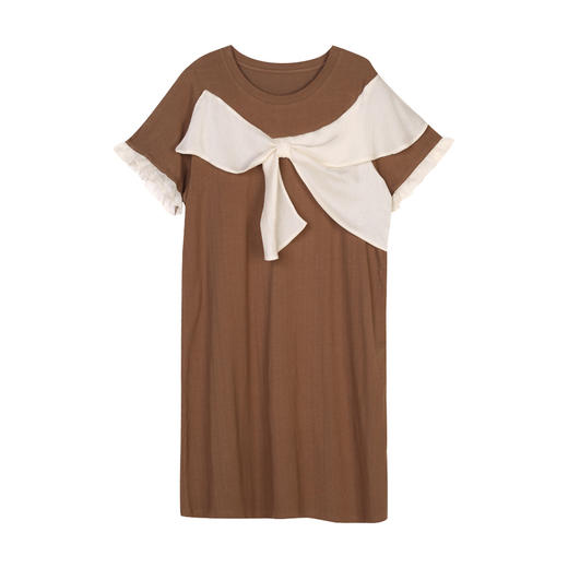 都市丽人针织提花薄短袖家居服睡衣LH36B2 商品图3