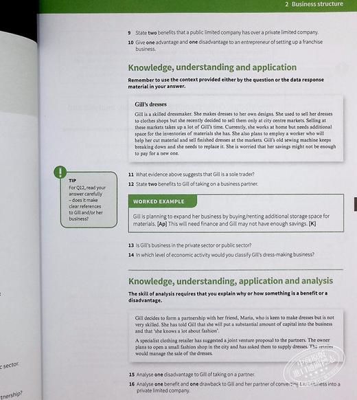 【中商原版】剑桥大学出版Cambridge International AS & A Level Business Workbook商务练习册 商品图7