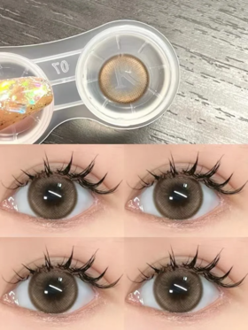 正品半年抛 | Papadox系列花生露美瞳 | 直径14.5着色直径13.8 | 韩国产