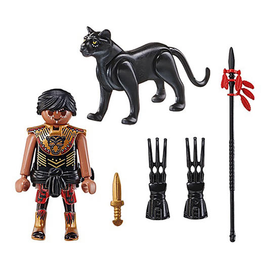 摩比积木70878勇士与黑豹 商品图1