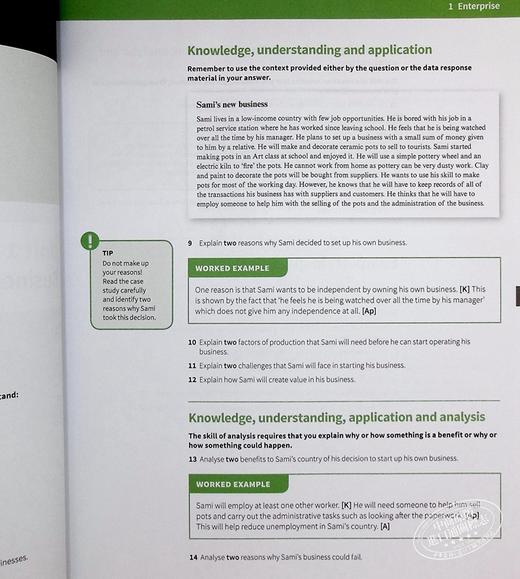 【中商原版】剑桥大学出版Cambridge International AS & A Level Business Workbook商务练习册 商品图5