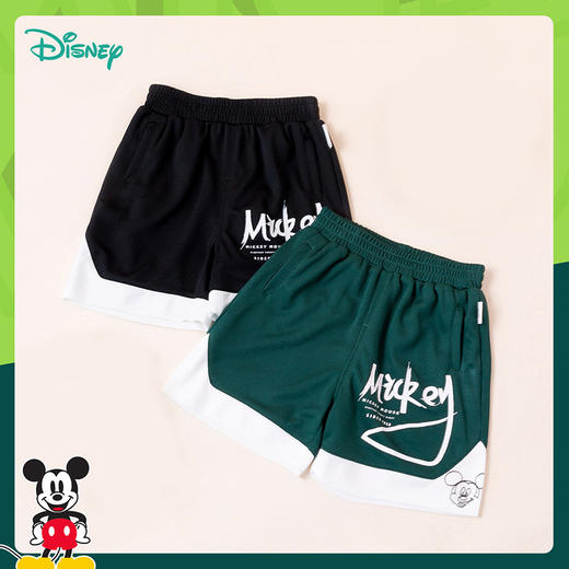 【商场同款】迪士尼童装男童运动休闲五分裤夏季新品米奇卡通中大童宝宝短裤 商品图2