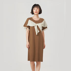 都市丽人针织提花薄短袖家居服睡衣LH36B2