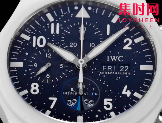 万国TPS飞行员计时系列 “太浩湖”特别版 新款陶瓷男士腕表 商品图4
