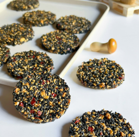 【辅食厨房】黑芝麻红枣薄脆饼🍪