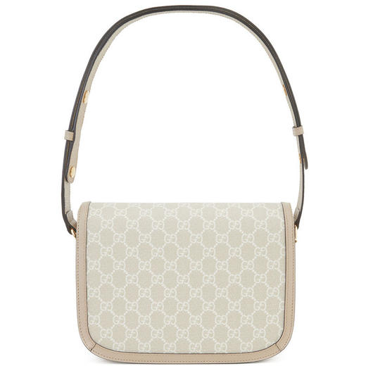 GUCCI 古驰   女包 1955马衔扣手袋单肩斜挎提挎马鞍包 米白色602204 UULBG 商品图2