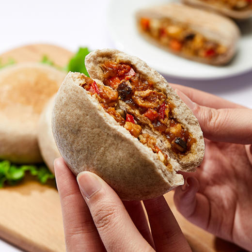 低脂黑麦鸡肉饼4袋320g 商品图3