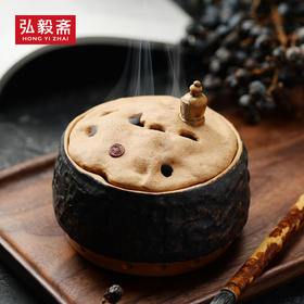 《白塔》紫砂盘香炉 原创