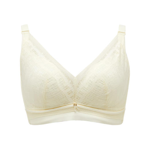 都市丽人完美包容内衣CD薄3/4杯蕾丝文胸四排软钢圈YB3AA5 商品图8