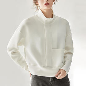 裁缝学苑AG144 新款落肩袖卫衣纸样女装样板上衣服装打版版型图纸