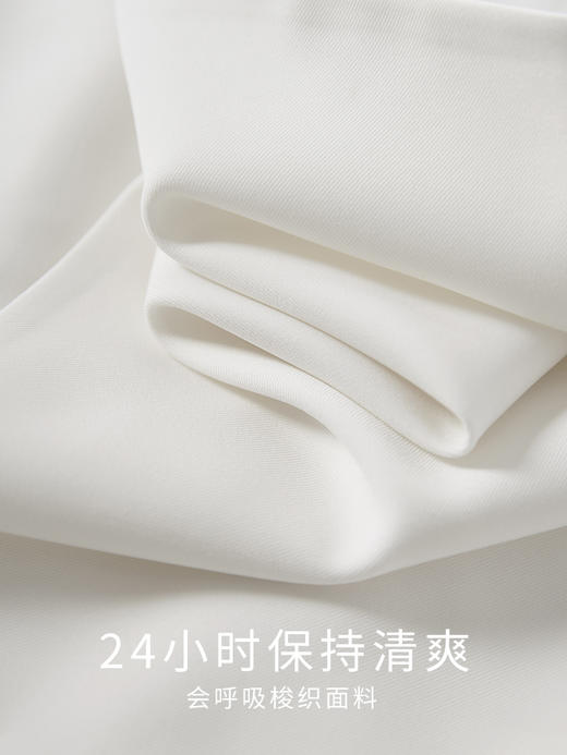 【专属特价】熙世界白色法式小短裙女设计感高腰包臀不规则A字裙2025夏季新款 商品图3