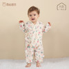 【婴儿薄款纱布棉连体衣】春夏新生儿宝宝长袖和尚服A类纯棉家居爬服 商品缩略图1