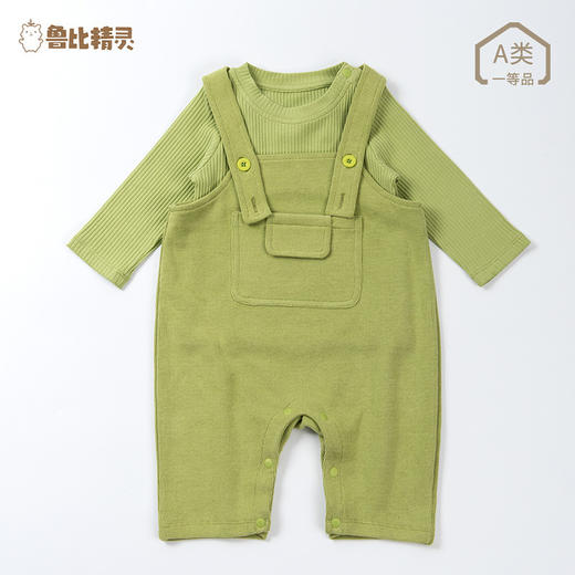 【2件套】婴儿衣服女宝宝春装连体背带裤超萌两件套装洋气韩版儿童外出套装 商品图5