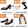 新款百搭浅口尖头中跟舒适真软皮时尚单鞋AL 商品缩略图4