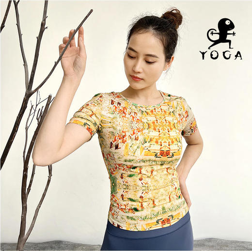 壁虎瑜伽【翼马】大U美背短袖（无胸垫）【4月8日发货】 商品图0