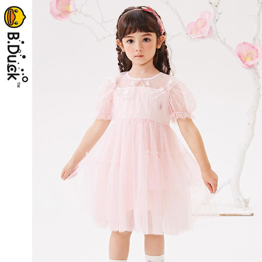 B.Duck小黄鸭童装夏季休闲连衣裙105-150 FF2480020 商品图0