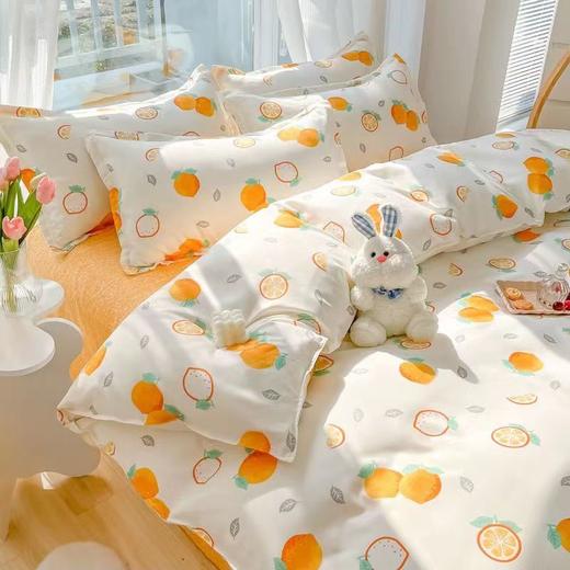 【多款可选！植物羊绒四件套】植物羊绒四件套斜纹加厚磨毛印花实体床单被套 商品图1